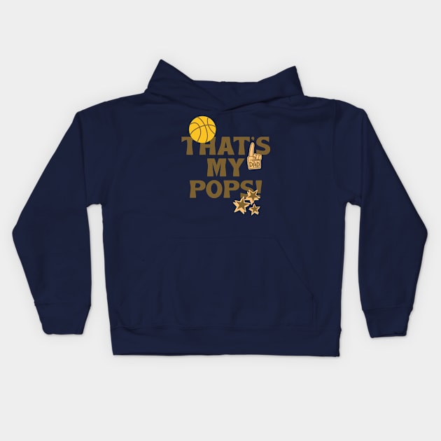 That's my pops Kids Hoodie by WOAT